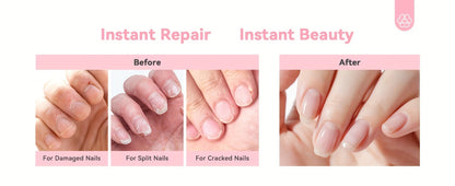 Clear Dip Powder Nail Kit Starter 60g - Transparent Dipping Powder with Base Coat Activator & Top Coat - Professional French Manicure Repair & Nail Art Dip Set