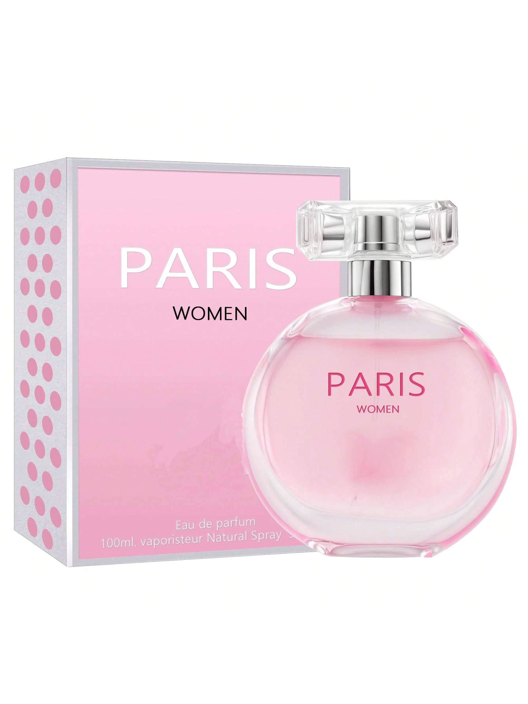 PARIS WOMEN Eau De Parfum Spray For Women, Wonderful Gift, Gourmand Fragrance, Daytime And Casual Use, For All Skin Types,A Classic Bottle,3.4 Fluid Ounce