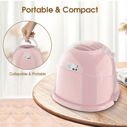 1875W Ionic Hooded Hair Dryer Bonnet Sit Under Hair Dryer for Women 3 Heat Settings Ceramic Technology Portable Hood Dryer for Home Salon Natural Curly Hair