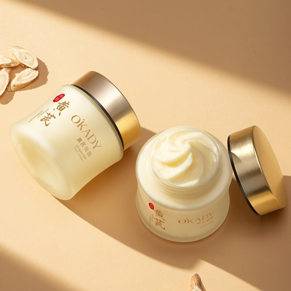 2 Cans Astragalus Cream X 2pcs, Skincare - Deeply Nourishes Dry Skin, Moisturizes And Brightens, And Has Antioxidant Properties. It Strongly Locks in Moisture, Making The Skin Soft And Radiant. This Cream Is Suitable for All Skin Types
