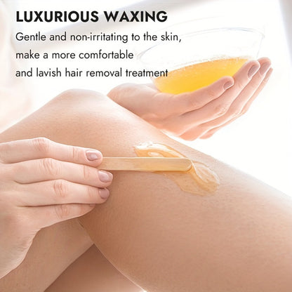 Soft Wax for Hair Removal 400g — WAXKISS Honey & Aloe Vera Waxing Jar, Easy Application for Face, Underarms, Legs, Back & Body | All Skin Types Home & Travel Wax