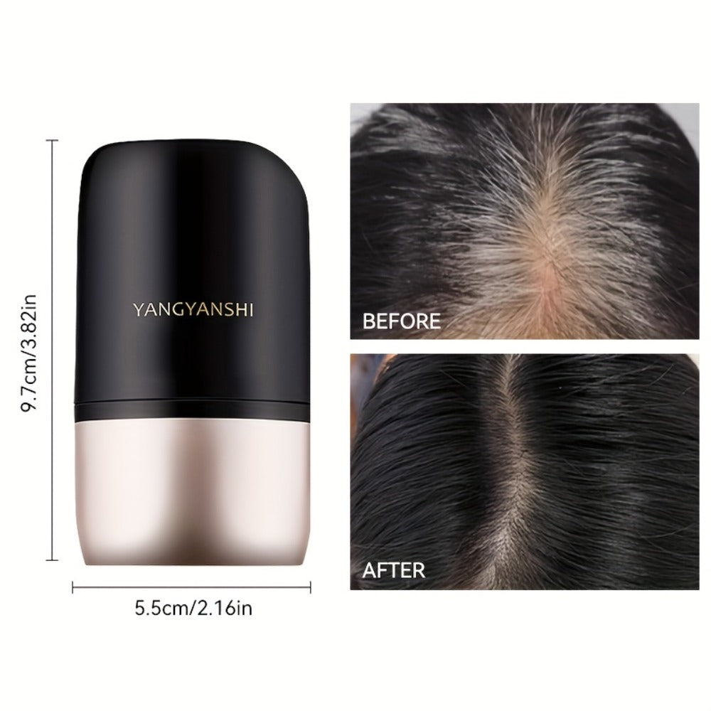 Hair Dye Stick Gray Hair Coverage Root Touch Up Pen - Instant Waterproof Sweatproof Colorfast Hair Color Stick Does Not Stain Clothes Natural Black Brown