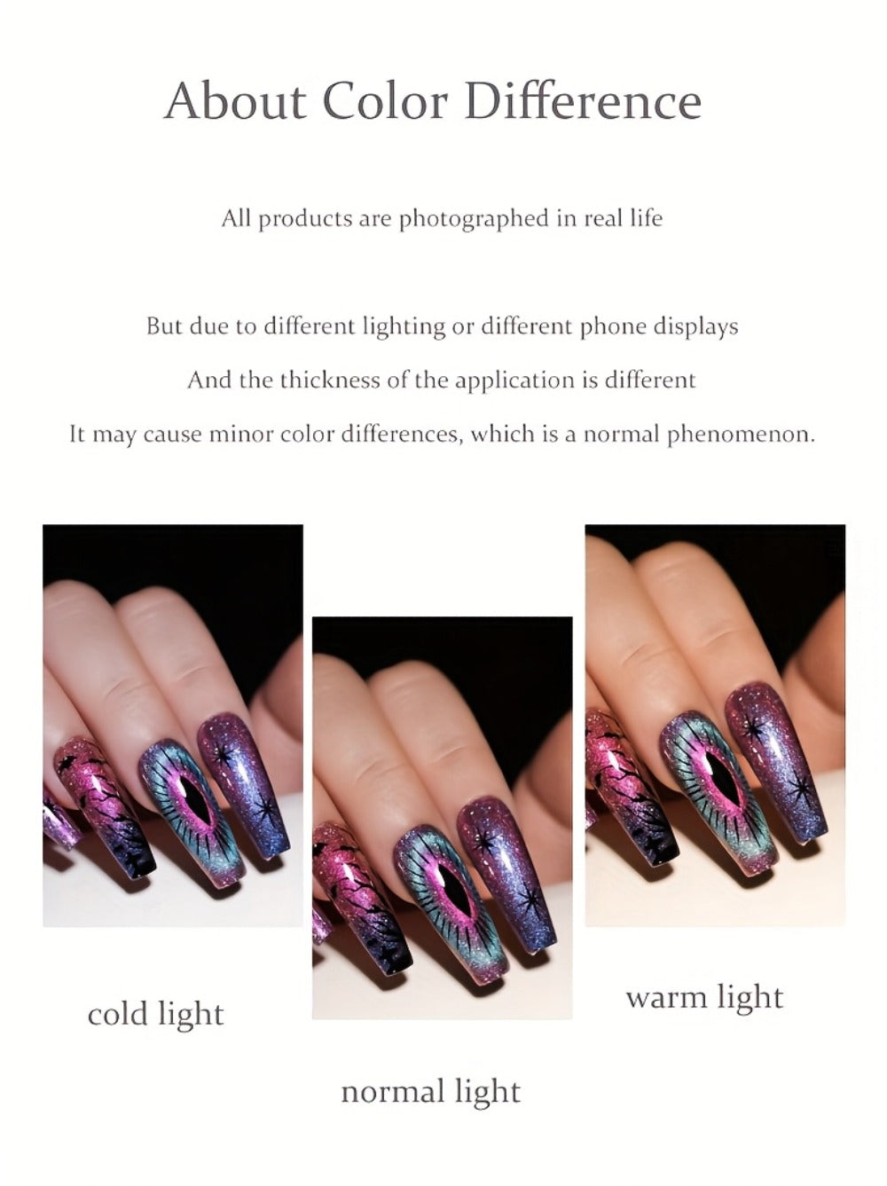 Cat Eye Nail Polish Set 6Colors 0.51oz Reflective Cat'S Eye Nail Gel Soaking LED Gel Salon Female Nail Art Tools Fashion Holographic Nail Art