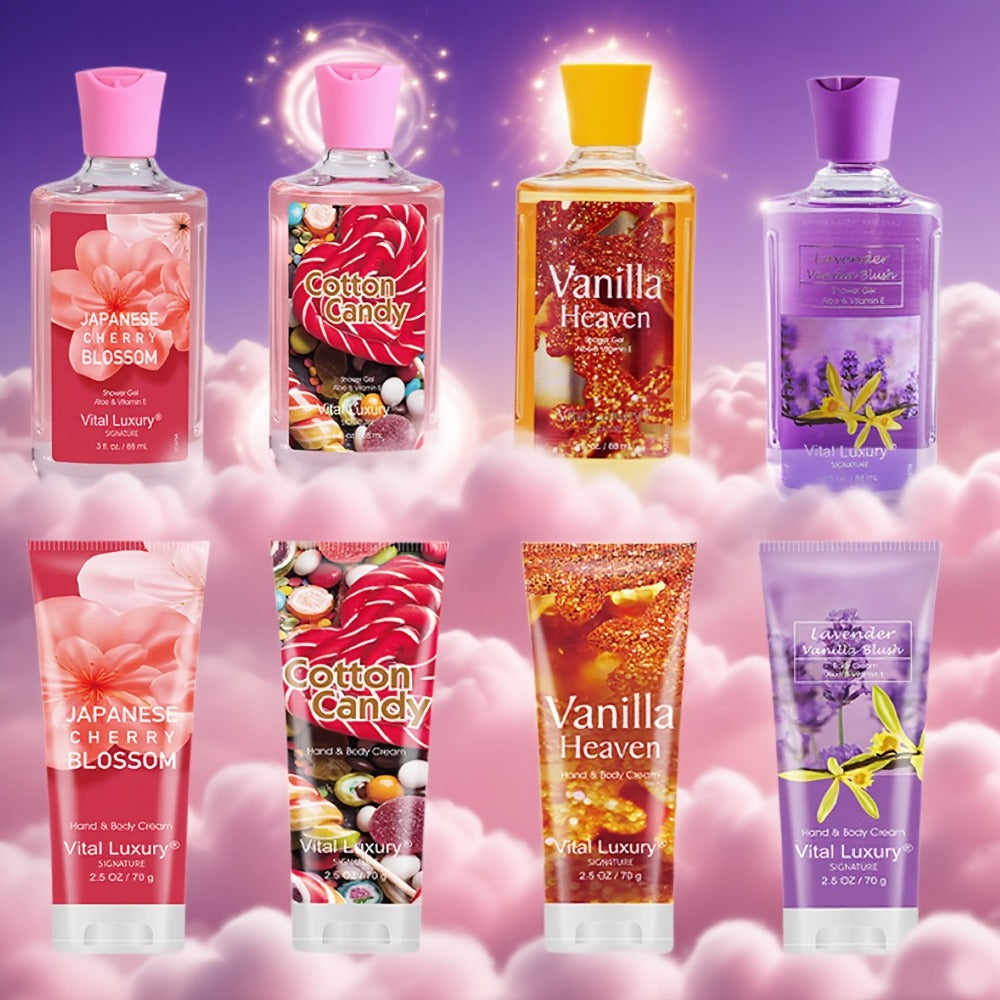 [2pcs Body Set] 2pcs Body Set, Multi Scented Fragrance Bath Salt Shower Gel & 2in1 Body Lotion | Home Spa Set & Shower Fragrance Set | Perfect Gift for Birthday, Christmas, Mother's And Father's Day, 88ml+70g, Easy to Carry for Travel Vacation