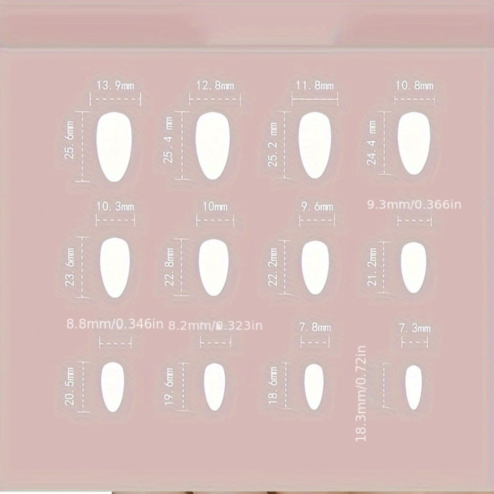 144pcs Pink Press On Nails Short Almond - Flower Small Flowers Fake Nails Rhinestone Press Ons Black French Nail Tip Glue On Nails with Cute Design Full Cover False Nails Stick On Nail Acrylic Nail Art Kit