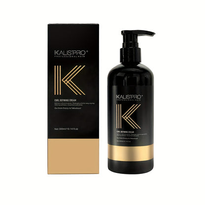 Curl Styling Cream 300ml Enhances Curls Frizz Control Moisturizing Long-Lasting Antistatic Non-Irritating Scalp-Safe Curly Hair Serum for Men and Women Natural Curl Definer Hair Styling Product