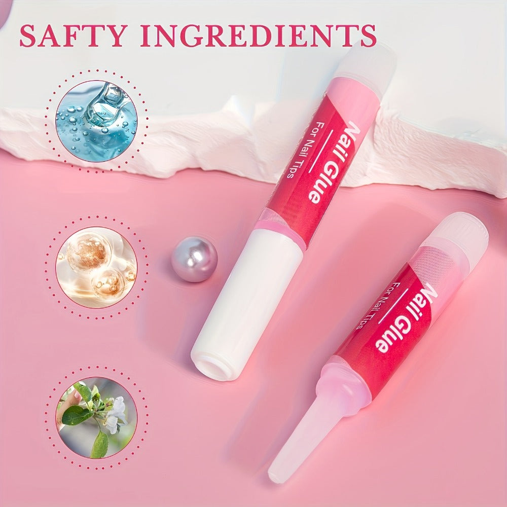 28pcs for Nail Glue for Press on for Nails for Nail Tips Acrylic Long Lasting Super Strong for Nail Glue for Nails Salon Home