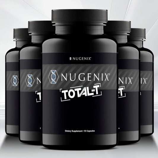 5 bottles - Total-T - with L-Citrulline, Fenugreek, Zinc, Vitamin B6, B12, Men'S Health