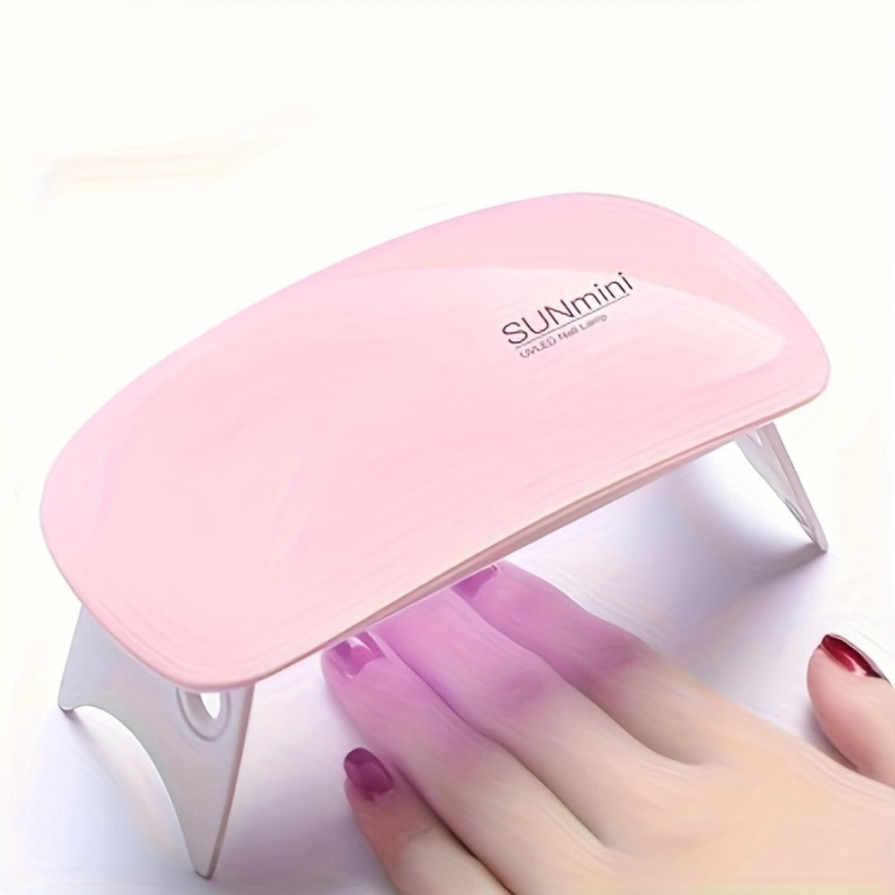 7 In 1 Manicure Set Including Nail Lamp, Nail File, Cuticle Fork, Cuticle Nipper, Finger Separator - Professional For Beginners, Professional Nail Lamp For Salon And Home Use, Essential Nail Tools Compatible With All Gel Nail Polishes