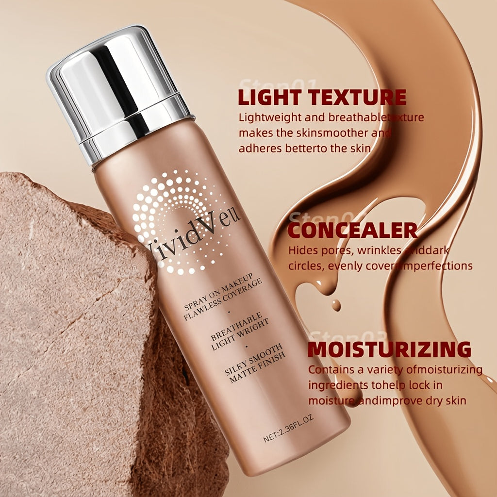 Brand New Upgrade! Perfect Air Cushion Foundation 2.0 - Nourishing & Moisturizing Formula, Lightweight Smooth Matte Finish, High Coverage Spray, Natural Nude Makeup Look, Luxury High-End Christmas Gift