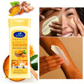 13.5oz Turmeric Body Lotion for Adults - Alcohol-Free Moisturizing Glow Formula with Turmeric Extract, Long-Lasting Hydration for dry & oily Light Beige, Unisex for all Beige Tones &  Light Beige Care, Full-Body Hydration Lotion