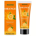 60g Orange Enzyme Cleansing Gel - Gentle Exfoliating & Moisturizing Gel with Aloe Vera, Hyaluronic Acid & Vitamin C - Deep Pore Cleansing for Body, Face