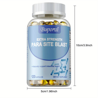 Parasite Cleanse Capsules with Black Walnut Hull, Wormwood, Garlic & Cranberry – Digestive, Liver & Gut Health Intestine Supplement | 120 Capsules | ShopVora UK