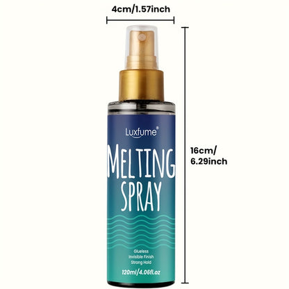 Hairspray Invisible Hold Melting Spray 120ml - Flyaway Control Frizz Tamer Long-Lasting Natural Finish Light Hold Hair Spray for Women Men All Hair Types