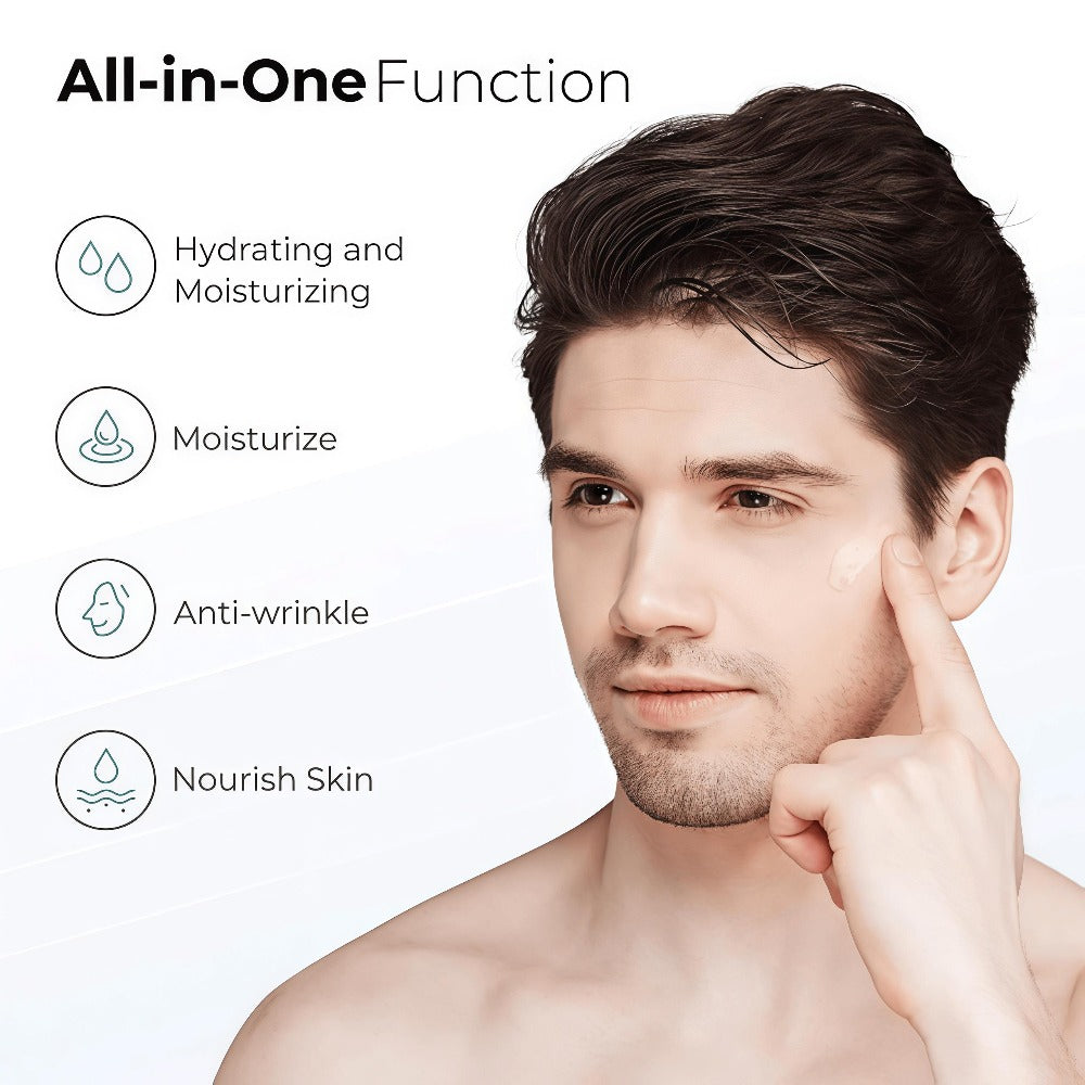 7-in-1 Face Cream-Tightens Facial Skin. Enriched with Collagen and Hyaluronic Acid, It Deeply Moisturizes and Lifts Sagging Skin, Restoring a Youthful Glow. Formulated with Hypoallergenic Ingredients for Easy Absorption.
