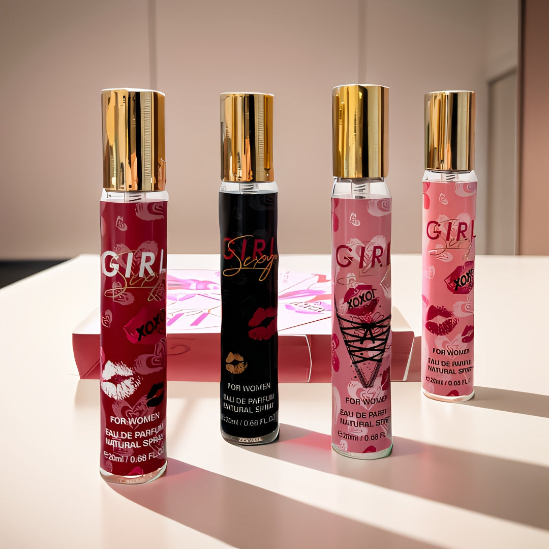 MYSTICAL Women'S Perfume Gift Collection, Long-Lasting Fresh Scent, Unisex, Convenient Travel Kit, Enduring Aroma, Ideal for Mother'S Day, Valentine'S Day, Birthday Suggestions, Everyday Perfume, Suitable for Dating And Gifting