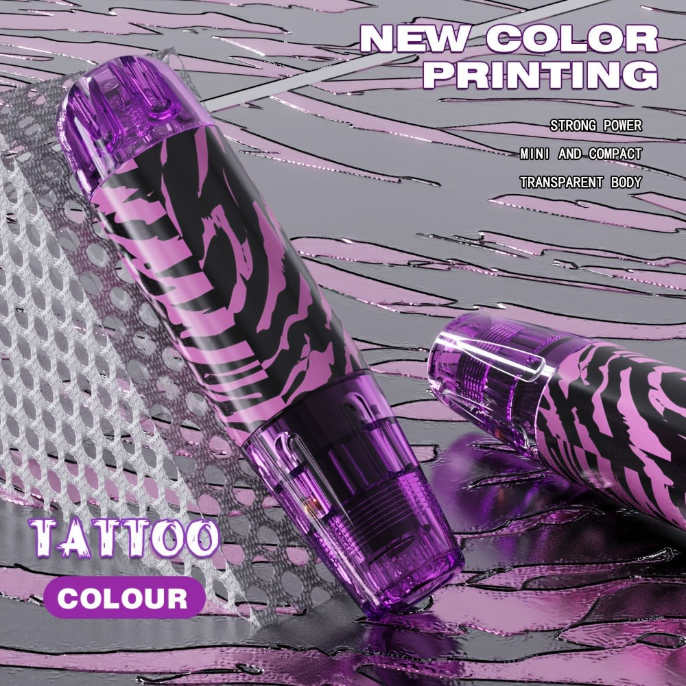 GOLDPLUME Tattoo Gun Kit Complete Set, Wireless Tattoo Gun Kit, Tattoo Gun with 1500Mah Tattoo Power Supply, 10 Tattoo Needles And 7 Bottles of Tattoo Ink And Other Tattoo Supplies, Complete Tattoo Set for Beginners And Tattoo Masters, Perfect Gift
