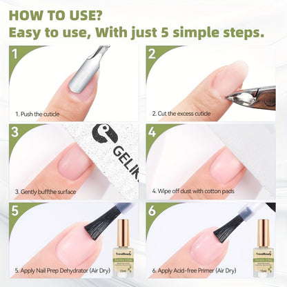 Nail Hardener 2 Bottles Extra Strong & Jelly Nude - Ridge Filler Base Coat for Damaged Weak Nails, Keratin Strengthening Nail Polish, DIY Gel Manicure for Home Salon & Nail Art