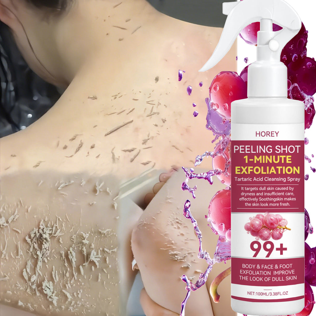 Body And Face Exfoliating Gel - Enriched with Grape And Malic Acid - Deeply Cleanses Skin, Removes Dead Skin Cells from Body And Face, Soothes Skin, Physically Exfoliates Through Gentle Scrubbing, Portable And Easy to Use