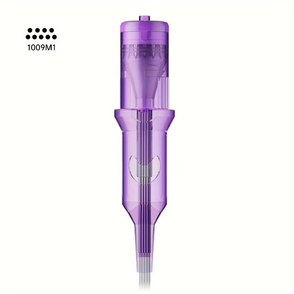 Tuffking Offers Tattoo Cartridge Needles in Packs of 10, 20, 30, 40, Or 50, Featuring Various Sizes. These Purple Liner Needles Are Suitable for Both Professional Tattoo Artists And Novices, Including Standard Round Liners Like RL, RS, RM, And M1