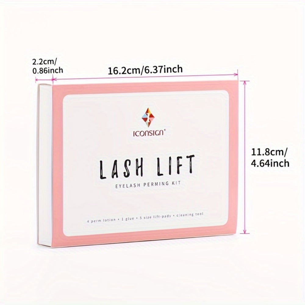 ICONSIGN Lash Lift Kit, Calia Perm Eyelash Enhancer Makeup Tools, Lifting Eyelashes Lasting 6-8 Weeks