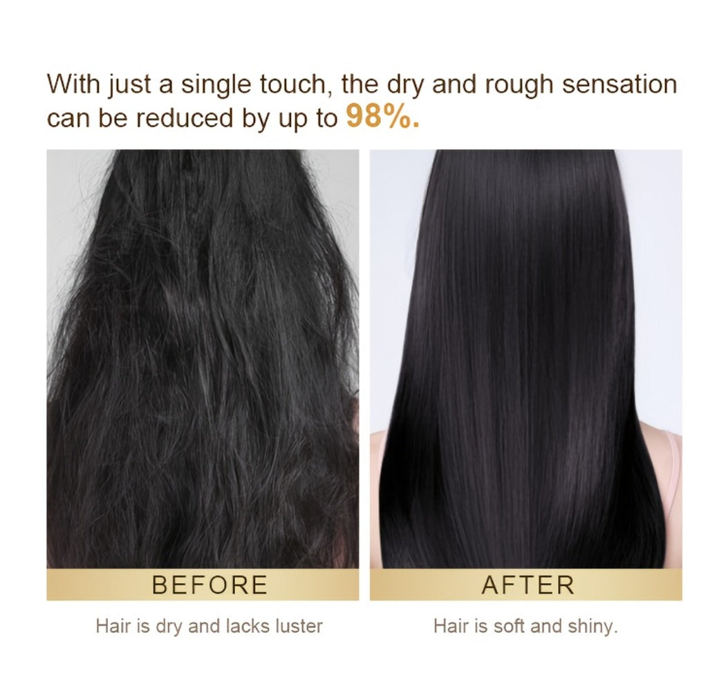 Argan Oil Hair Serum 2 Pack SILLKVA Nourishing Treatment for Dry Damaged Frizzy Flyaway Hair Moisturizing Smoothing Anti-Frizz Serum for All Hair Types