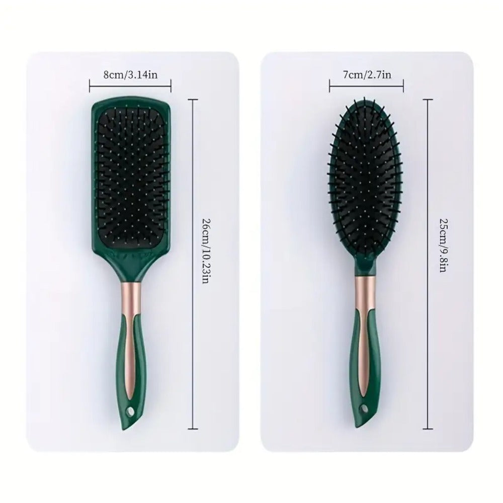 5pcs Hair Comb Set Cushion Comb Comb Curling Brush Women's Smooth Hair Comb-Static Comb Scalp Massage Comb