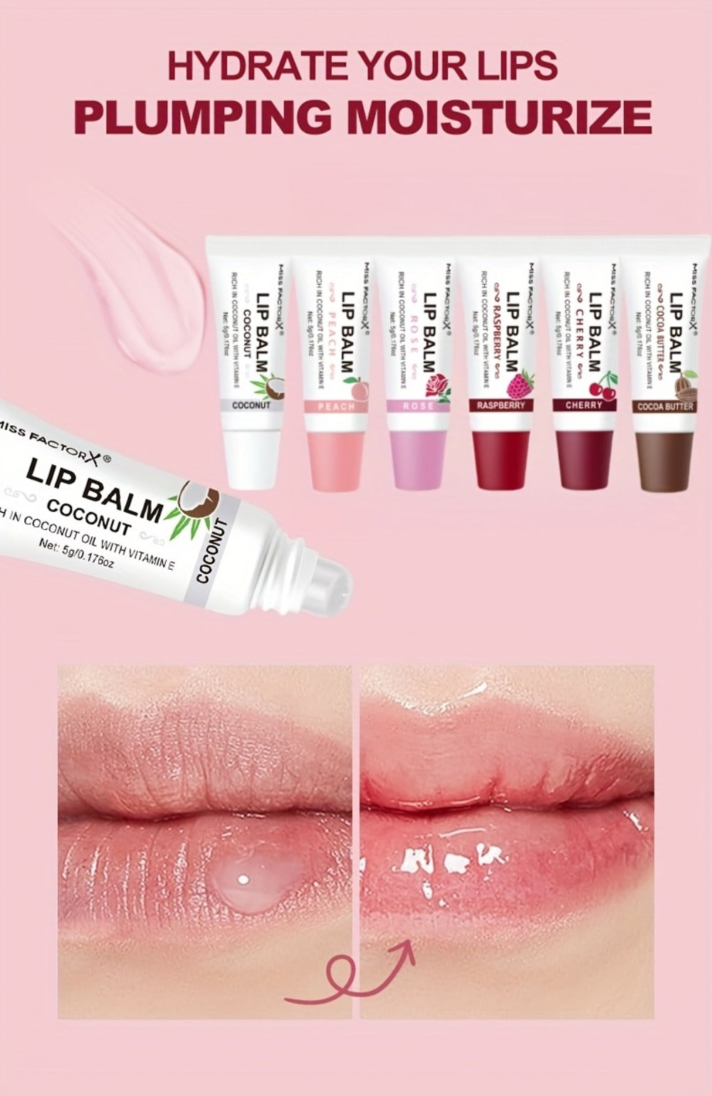 Lip Gloss Set 30pcs Gift Box - 6 Colors Glossy Liquid Lipstick, Moisturizing Waterproof Anti-Transfer Formula | Long-Lasting Shiny Lip Gloss for Women | Perfect Beauty Gift for Her