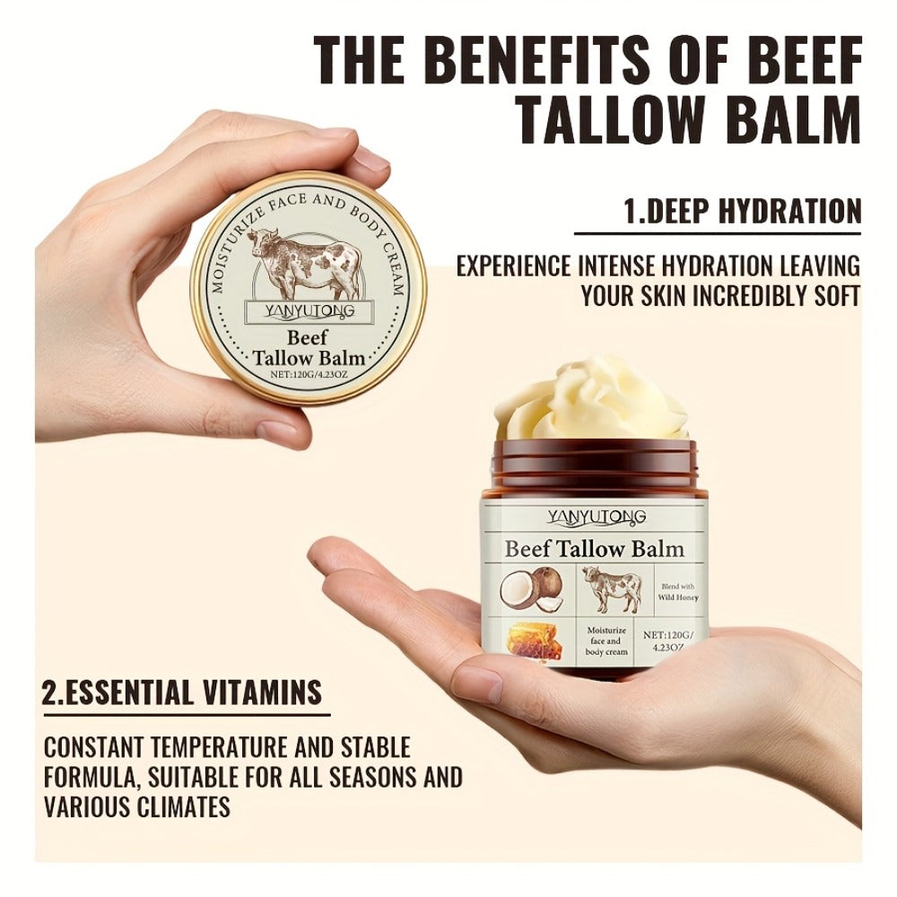 100% Grass And Forage Product Mixed With Vanilla Butter Body Cream Facial And Body Care Cream - Moisturizes The Skin, Improves Dry And Rough Skin - Suitable For Sensitive Skin