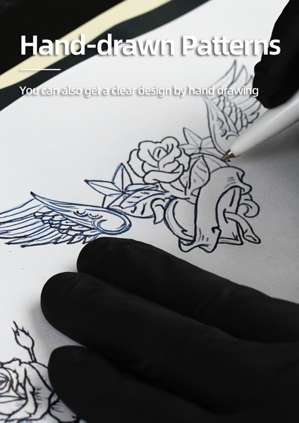 100pcs Tattoo Transfer Paper - Thermal Paper Transfer Board Paper, Tattoo Stencil Paper, 4 Layer Thermal Stencil for Professional Tattoo Supplies, Tattoo Drawing Paper - Tattoo Transfer Paper And Tattoo Drawing Accessories
