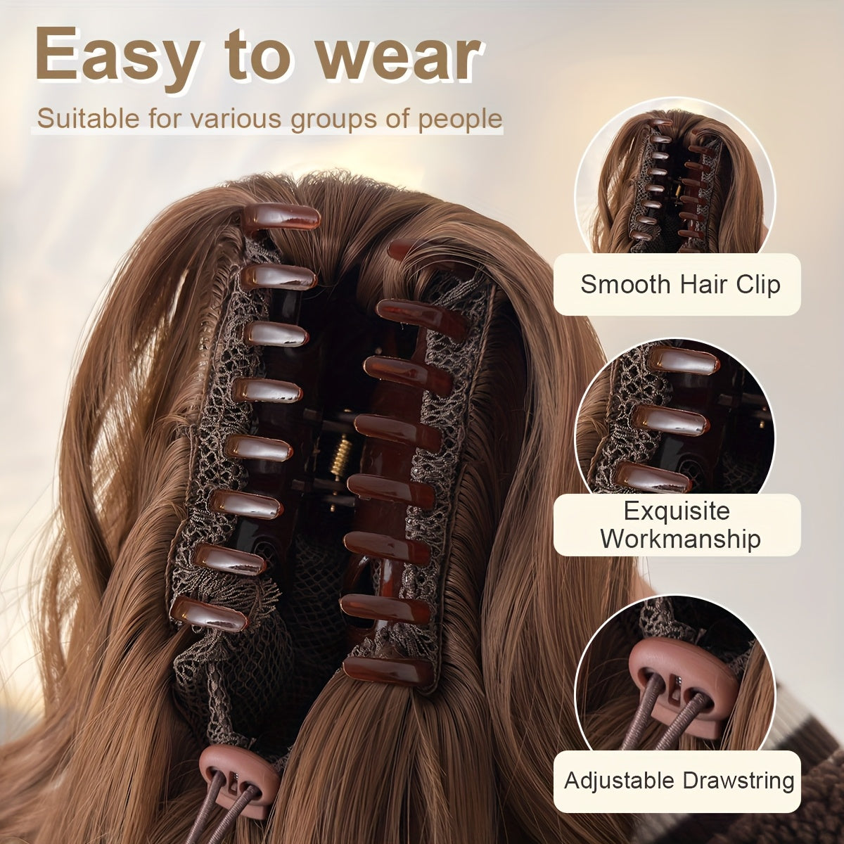 A 28-Inch Long Curly Ponytail Made of Heat-Resistant Synthetic Fiber, Typically Worn by Women for Everyday Occasions And Holidays.
