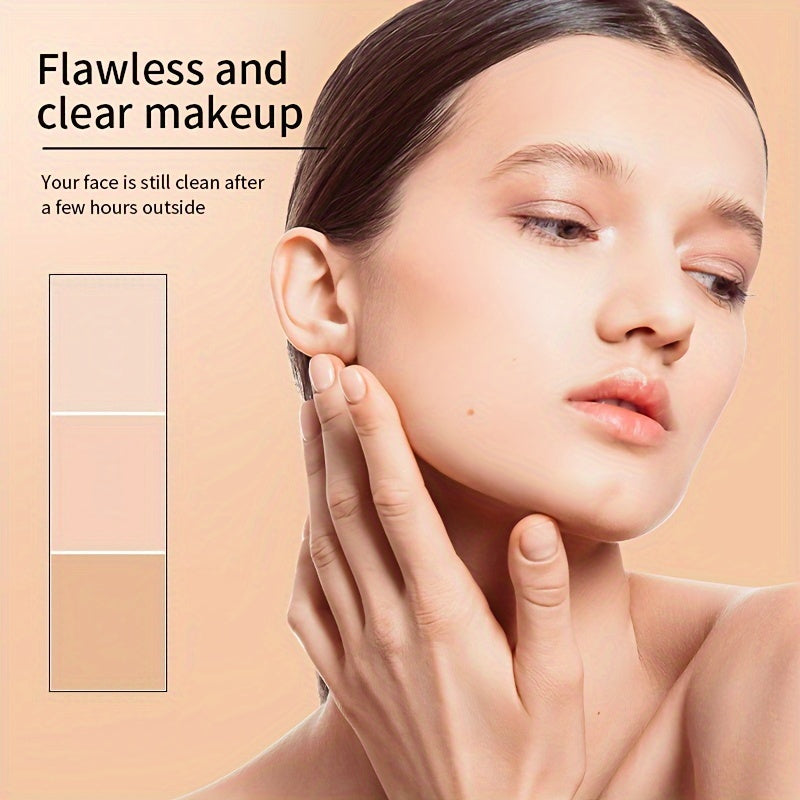 MERCILEN Light Moisturizing Concealer CC Cream with Air Cushion Applicator - Natural Finish, Medium Coverage, Hydrating Formula, Long-Lasting Wear, Buildable for Light to Dark Light Beige Tones, Sensitive Light Beige-Friendly, Everyday & Special Events Ma
