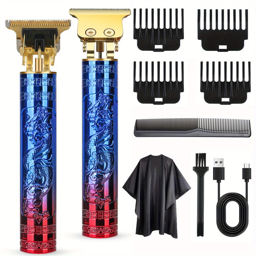 Men'S Professional Cordless Electric Hair Clipper And Beard Trimmer Haircut Kit with USB Charging, Practical And Portable Design, for Father'S Day Valentine'S Day Men'S Gifts