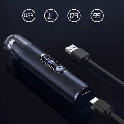 Nose Hair Trimmer Electric Painless 3-in-1 USB Rechargeable with LED Display – Trims Nose Ear Hair Eyebrows Waterproof Grooming Device for Men Women