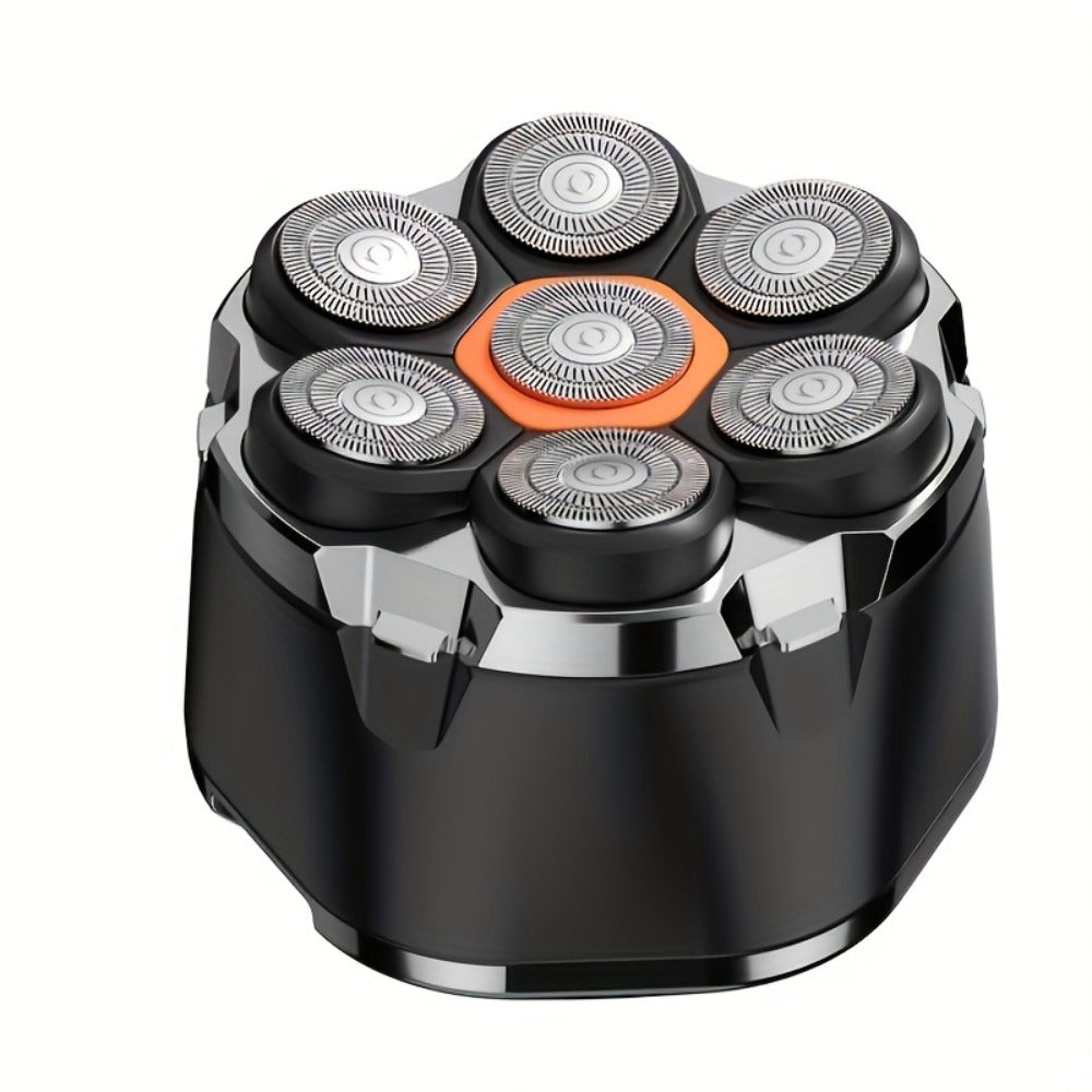 Men'S Electric Shaver | Detachable Rotary Shaving Head, LED Display, Rechargeable Grooming Kit, 5D/7D Multi-Head Options, Type-C Charging, Multi-Function Design for Home & Travel, Father'S Day Gift, Replacement Blade Head Sold Separately