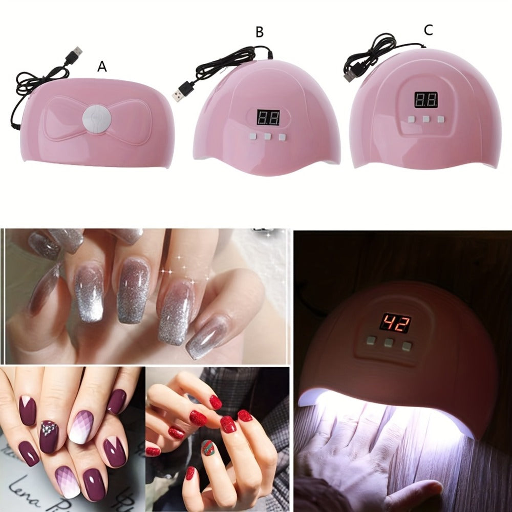 Gel Nail Lamp for Gel Polish, LED Nail Dryer with Smart Sensor & Timer Settings, Fast Curing Nail Light for Fingernails & Toenails, Professional Nail Lamp for Salon And Home Use, Essential Nail Tool Compatible with All Gel Nail Polishes