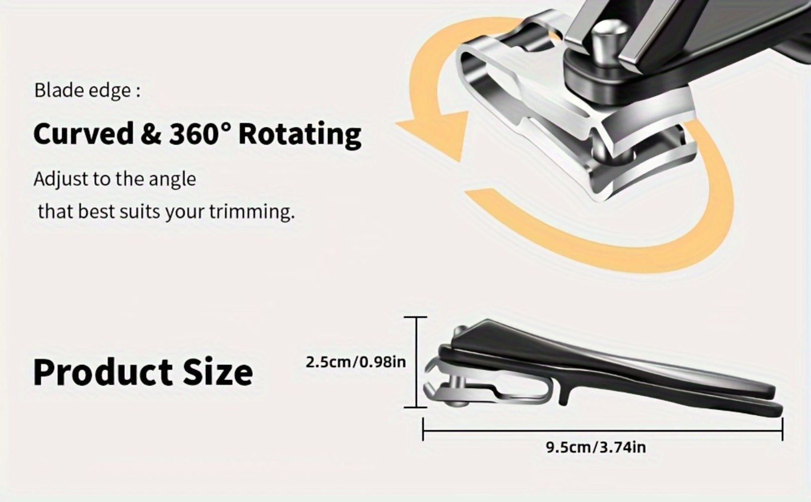 Set of Nail Clippers, Designed for Seniors with Thick Toenails, Featuring Clippers for Thick Nails, a Wide Jaw Straight Nail Clipper, a Heavy-Duty Ingrown Toenail Clipper, an Angled Nail Clipper, And a Nail File, Suitable for Both Men And Women