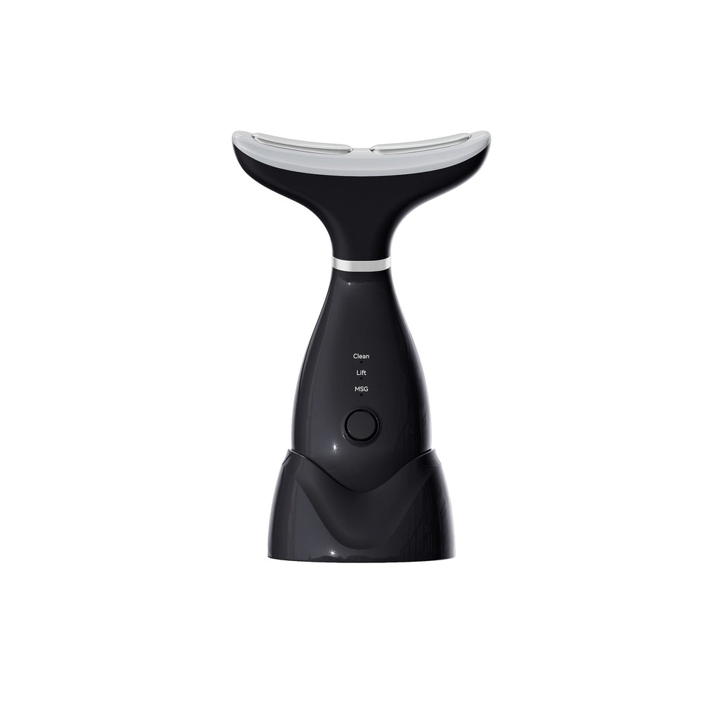 Upgraded 7-Color LED Vibrating Neck Device Beauty Gift, Neck And Facial Skin Massager, Portable USB Rechargeable Set, Electric Facial Massage Tool, Women'S Massager, Comfortable Skincare Product Suitable As A Gift For Women.