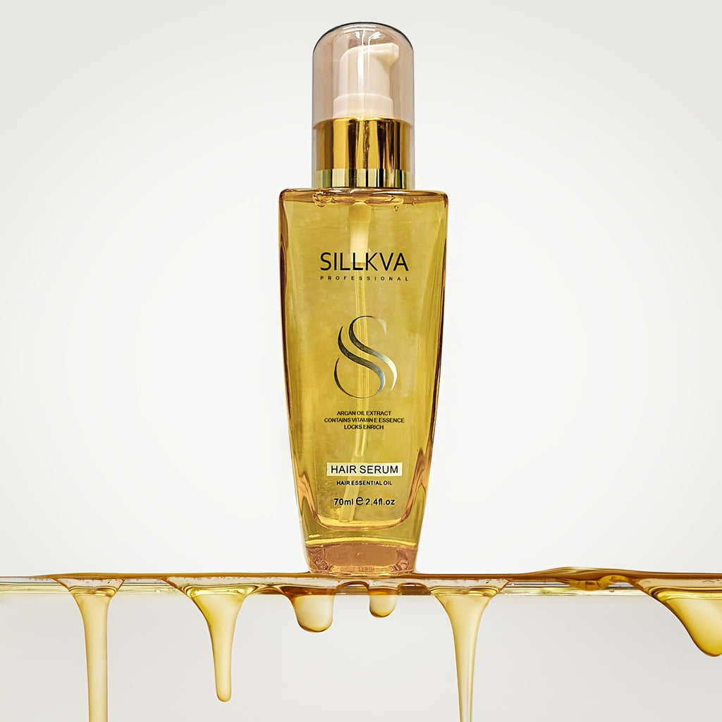 SILLKVA Extra Strength Argan Oil - Deep Moisturizing Serum For Dry, Frizzy, Damaged & Coarse Hair, Contains Vitamin E Essence, Paraben & Sulfate-Free Happy Mother'S Day