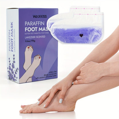 Paraffin Wax Hand & Foot Mask – Deep Moisturizing Beauty Treatment | Smooth & Soft Skin Care | Pink Grapefruit & Lavender Scents | Long-Lasting Stone Wax Formula | Home Spa Gift Set