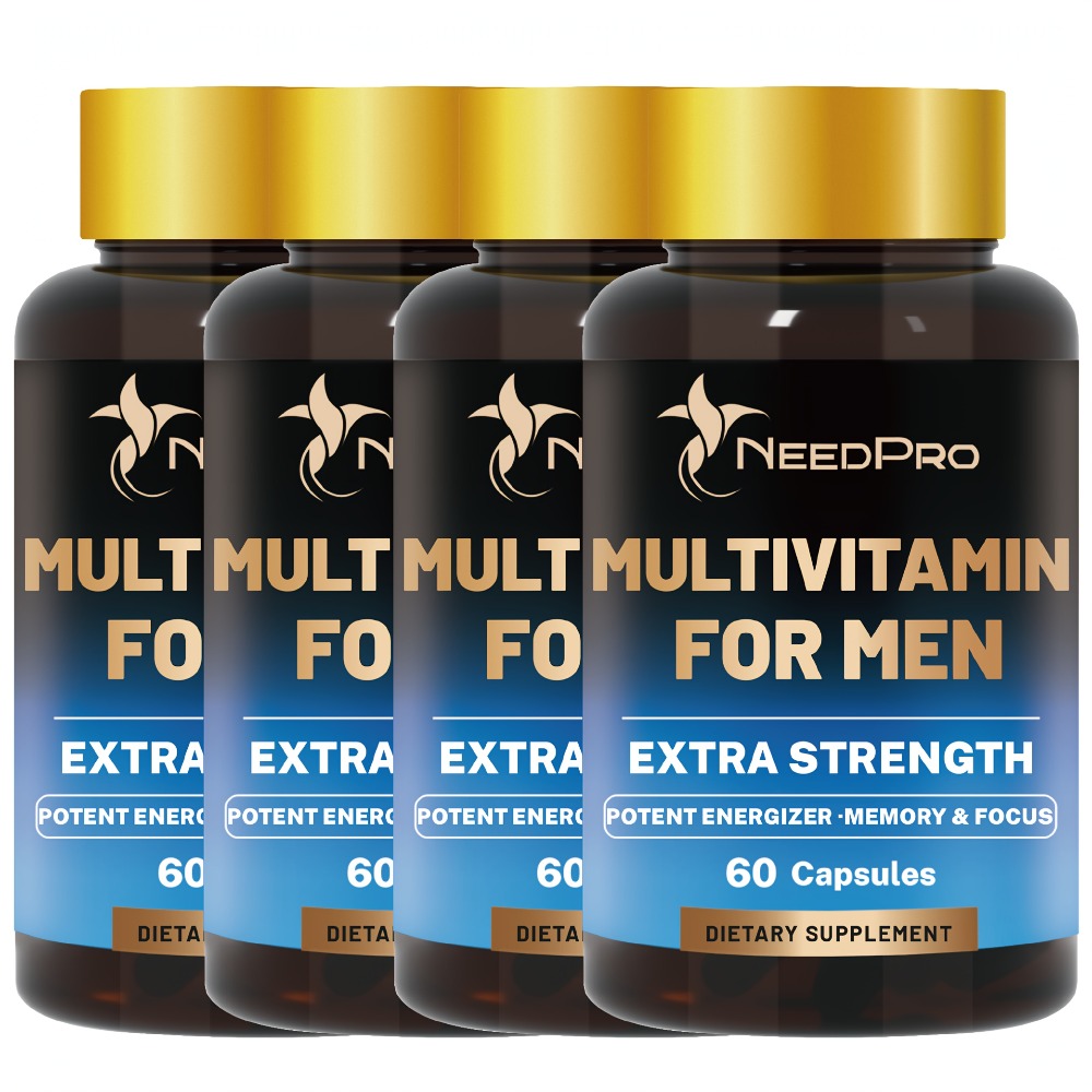 120 Capsules Men'S Vitamin, Rich in Vitamin C, Vitamin A, Vitamin D, Vitamin B6, Folic Acid, Zinc, Biotin, Vitamin B12, Exercise - Healthy Supplement