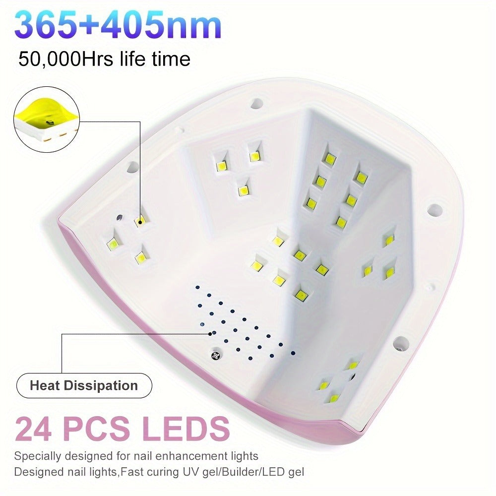 USB Nail Dryer Nail Art Lamp Nail Lamp for Drying Nail Lamp Drying Polish Varnish Professional Gel Polish Drying Lamp for All Gel Nail Polish Manicure Pedicure Salon Tools for Smart Lamp Wholesale Professional Nail Art Drying Lamp