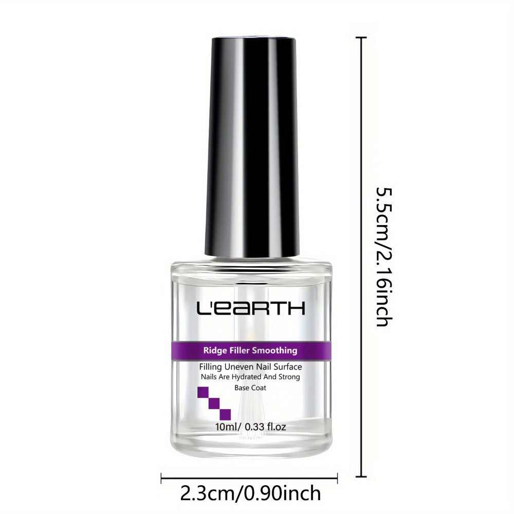 0.34oz Toenail Strengthening Polish for Thin Brittle Nails, Formaldehyde Free, with Glycerin and Hyaluronic Acid, for Fingernails & Toenails, Fast Results, Suitable for All Light Beige Types