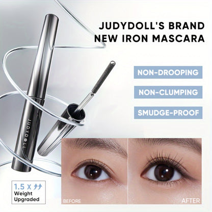 3D Curling Mascara — Volumizing, Waterproof & Smudge-Proof Eyelash Wand, Long-Lasting Nourishing Formula, Suitable for All Eye Types, Korean Makeup Style, Black & Brown, Curling & Precision Design