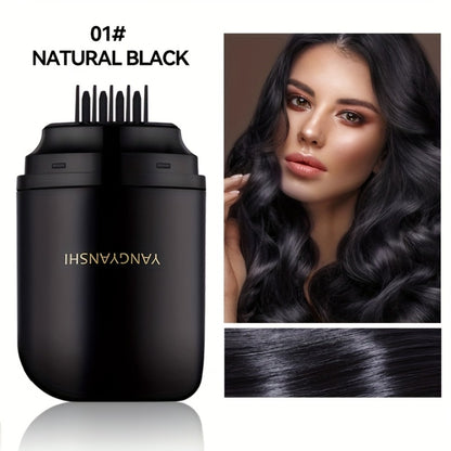 Hair Dye Stick Gray Hair Coverage Root Touch Up Pen - Instant Waterproof Sweatproof Colorfast Hair Color Stick Does Not Stain Clothes Natural Black Brown