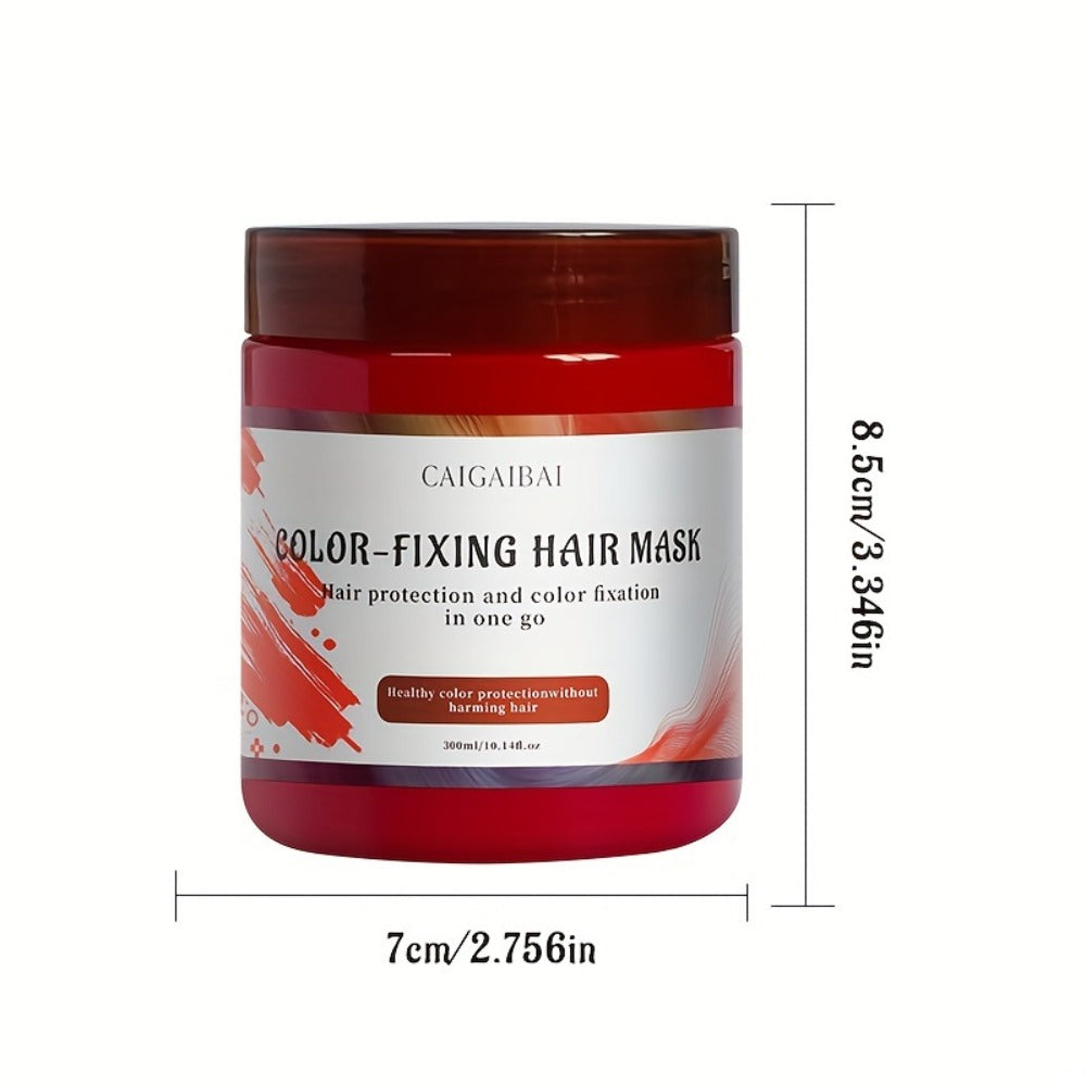 Rosemary Hair Mask Intensive Conditioner & Color Reviver for Dyed Hair - Deep Conditioning Fortifying Treatment All Hair Types Red Purple Gray 300ml