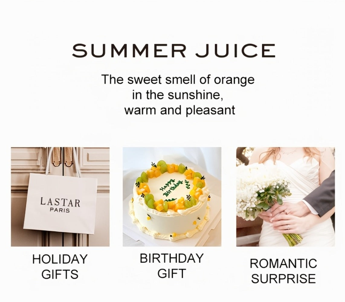 Perfume for Women Fresh Orange Citrus Floral Fragrance Long Lasting Eau de Parfum Feminine Scent Gift Box for Her Dating Daily Wear 1 or 2 Bottles
