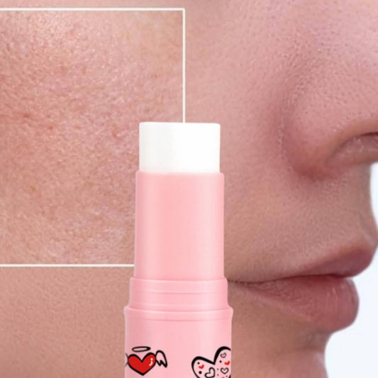 2pcs Visible Pores Face Base Makeup- Long-Lasting Matte Foundation Oil Control Base Stick, Korean Cosmetic Formula, Natural Concealer, Moisturizing And Concealing, Elegant Packaging, Korean Skincare