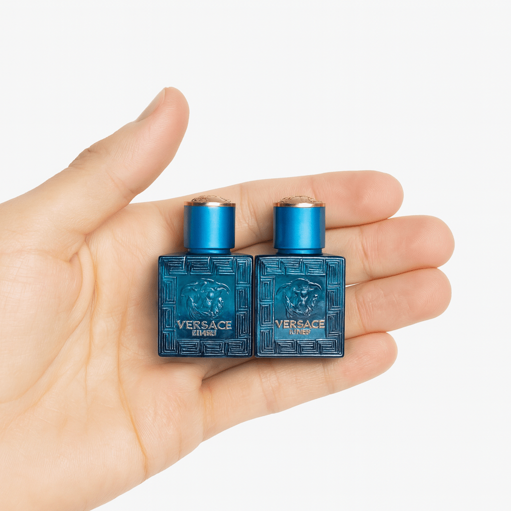 Versace Eros Eau de Toilette Mini for Men – Pack of 2 (0.17 oz / 5ml Each) | Bold & Fresh Travel-Size Fragrance