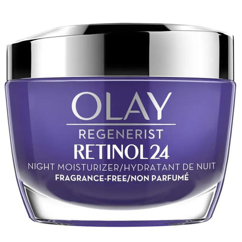 Retinol Night Face Cream Moisturizer Fragrance Free Anti-Aging 24H Hydrating Skin Renewal Firming Wrinkle Repair Cream 1.7oz